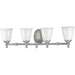 Progress PP304115 Chrome 4 or more Bulb Bathroom Light