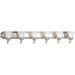 Progress PP305609 Brushed Nickel 4 or more Bulb Bathroom Light