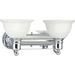 Progress PP316215 Chrome 2 Bulb Bathroom Light