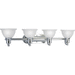 Progress PP316415 Chrome 4 or more Bulb Bathroom Light