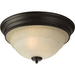 Progress PP318477 Forged Bronze Flush Mount Ceiling Light