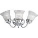 Progress PP328915 Chrome 3 Bulb Bathroom Light