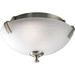 Progress PP329009 Brushed Nickel Semi Flush Mount Ceiling Light