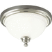 Progress PP331109 Brushed Nickel Flush Mount Ceiling Light