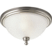 Progress PP331209 Brushed Nickel Flush Mount Ceiling Light