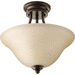 Progress PP341420 Antique Bronze Semi Flush Mount Ceiling Light