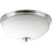 Progress PP342309 Brushed Nickel Flush Mount Ceiling Light