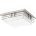 Progress PP34470930K9 Brushed Nickel Flush Mount Ceiling Light