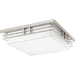 Progress PP34480930K9 Brushed Nickel Flush Mount Ceiling Light