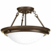 Progress PP348320 Antique Bronze Semi Flush Mount Ceiling Light