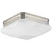 Progress PP349009 Brushed Nickel Flush Mount Ceiling Light