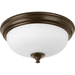 Progress PP35000202030 Antique Bronze Flush Mount Ceiling Light