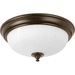 Progress PP35000302030 Antique Bronze Flush Mount Ceiling Light