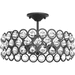 Progress PP350028143 Graphite Semi Flush Mount Ceiling Light