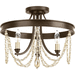 Progress PP350030020 Antique Bronze Flush Mount Ceiling Light