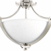 Progress PP350034104 Polished Nickel Flush Mount Ceiling Light