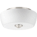 Progress PP350061009 Brushed Nickel Flush Mount Ceiling Light