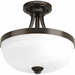 Progress PP350063020 Antique Bronze Semi Flush Mount Ceiling Light