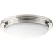 Progress PP35007000930 Brushed Nickel Flush Mount Ceiling Light