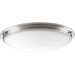 Progress PP35007200930 Brushed Nickel Flush Mount Ceiling Light