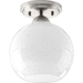 Progress PP350075009 Brushed Nickel Flush Mount Ceiling Light
