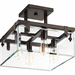 Progress PP350090020 Antique Bronze Semi Flush Mount Ceiling Light