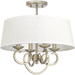 Progress PP350092134 Silver Ridge Semi Flush Mount Ceiling Light