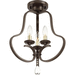 Progress PP350094020 Antique Bronze Semi Flush Mount Ceiling Light