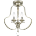 Progress PP350094134 Silver Ridge Semi Flush Mount Ceiling Light