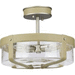 Progress PP350143081 Antique Nickel Semi Flush Mount Ceiling Light