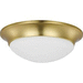 Progress PP350147012 Satin Brass Flush Mount Ceiling Light