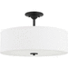 Progress PP350167143 Graphite Semi Flush Mount Ceiling Light