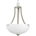 Progress PP350509 Brushed Nickel Up Light Pendant