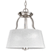 Progress PP357209 Brushed Nickel Semi Flush Mount Ceiling Light