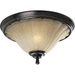 Progress PP359884 Espresso Flush Mount Ceiling Light