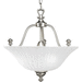 Progress PP360781 Antique Nickel Semi Flush Mount Ceiling Light