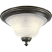 Progress PP364184 Espresso Flush Mount Ceiling Light