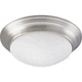 Progress PP368909 Brushed Nickel Flush Mount Ceiling Light