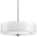 Progress PP369409 Brushed Nickel Semi Flush Mount Ceiling Light