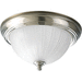 Progress PP370209WB Brushed Nickel Flush Mount Ceiling Light
