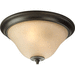 Progress PP385377 Forged Bronze Flush Mount Ceiling Light