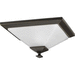Progress PP385409 Brushed Nickel Flush Mount Ceiling Light