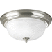 Progress PP392509 Brushed Nickel Flush Mount Ceiling Light