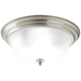 Progress PP392609ET Brushed Nickel Flush Mount Ceiling Light