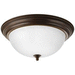 Progress PP392620ET Antique Bronze Flush Mount Ceiling Light