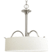 Progress PP393109 Brushed Nickel Drum Pendant