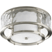 Progress PP394209 Brushed Nickel Outdoor Ceiling Mounted Light