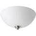 Progress PP399309 Brushed Nickel Flush Mount Ceiling Light