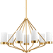 Progress PP400023109 Brushed Bronze Mid Sized Chandelier