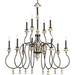 Progress PP400070077 Forged Bronze Large Foyer Chandelier